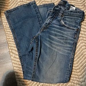 mens silver jeans